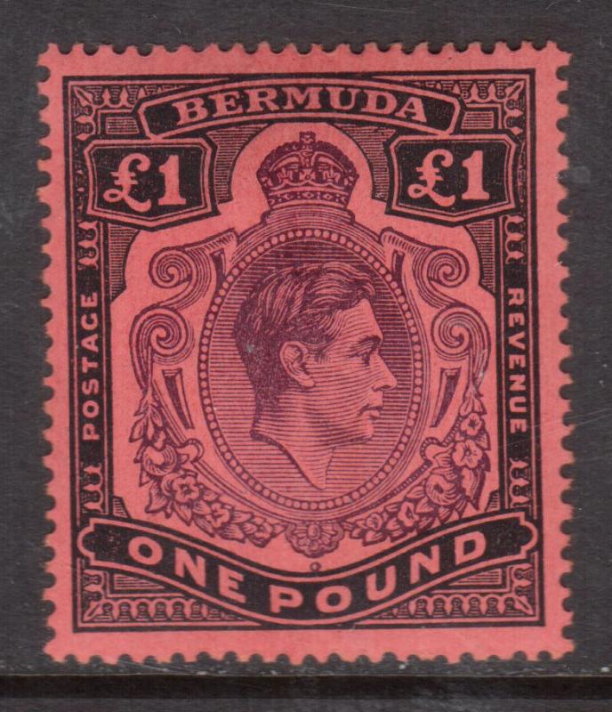 Bermuda #121b (SG #128v) Very Fine Mint Lightly Hinged