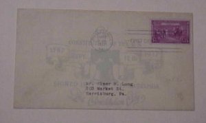 US FDC  CONSTITUTION 1937 CACHET ADDRESSED