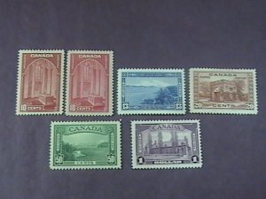 CANADA # 241,241a-243-MINT/HINGED---COMPLETE SET---1938