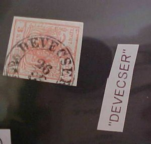 AUSTRIA STAMP #3 DEVECSER  USED