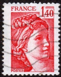 France 1677 - Used - 1.40fr Sabine (1980)