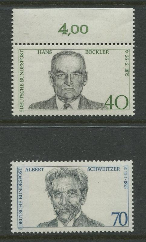 Germany -Scott 1159-1160 - General Issue.-1975 - MNH -Set of 2 Stamps