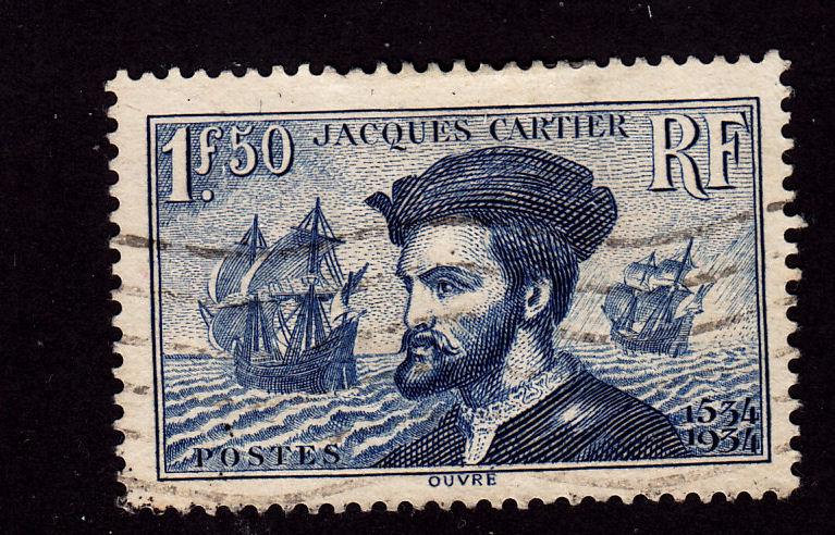 France 297 Jacques Cartier 1934