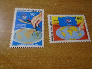 Benin  #  488-89  MNH