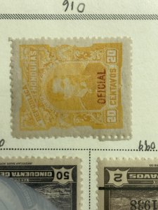 AlexStamps HONDURAS #O16 SUPERB Mint 