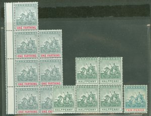 Barbados #70-71/78 Mint (NH) Single