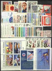 Poland 1980 MNH Year set