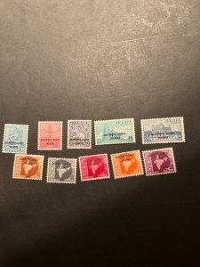 India Laos Scott #1-10 never hinged