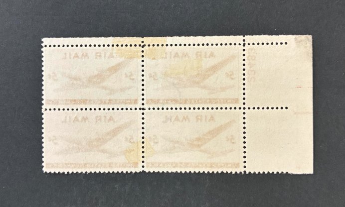 US #C32 Used VF-XF. UL Plate Block #23483. Uncommon.   17342