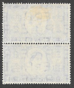 Great Britain Scott 316 Pair - 1953 1sh6p Queen Elizabeth II - SCV $20.00