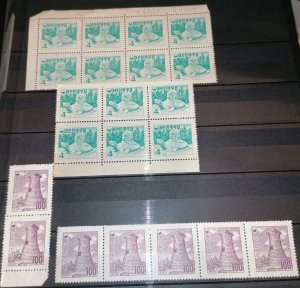 South Korea MNH stamp blocks