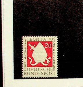 GERMANY Sc 724 NH ISSUE OF 1954 - BISHOP'S SWORD - (AF24)