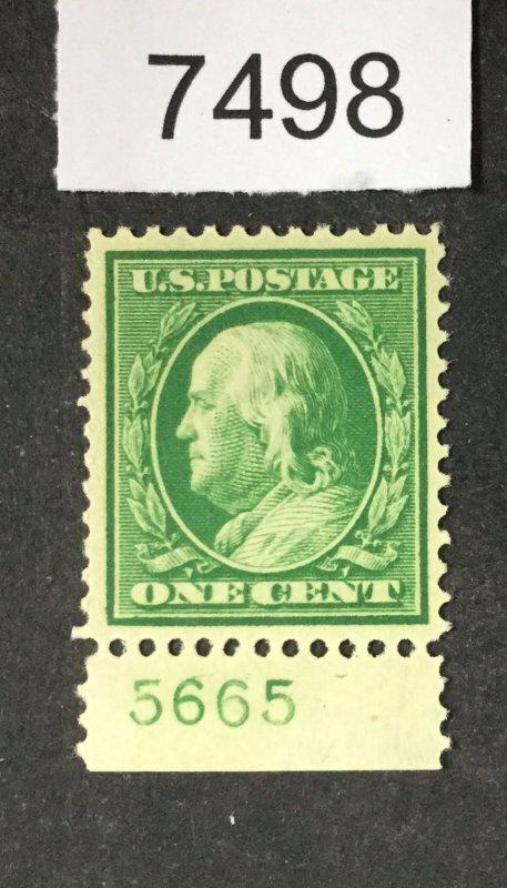 MOMEN: US STAMPS # 374 MINT OG NH VF/XF LOT #B 7498