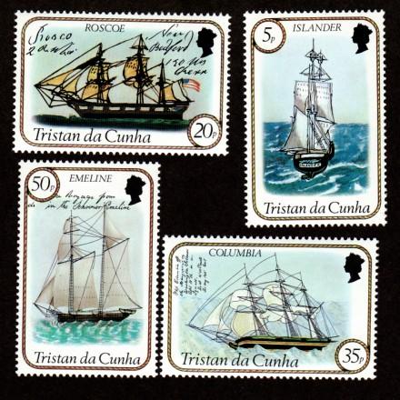 Tristan da Cunha 324-327 Mint NH MNH Ships!