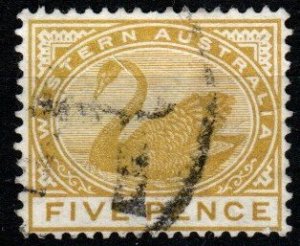 Western Australia #66 F-VF Used CV $5.00 (X152)