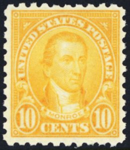 591, Mint VF NH 10¢ Perf 10 Washington - Stuart Katz