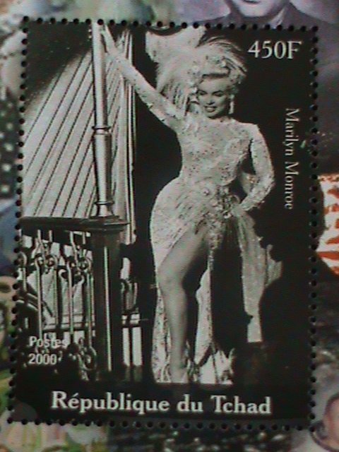 ​CHARD STAMP:1999 #MM-A7- MARILYN MONROE MINT NOT HING S/S SHEET.