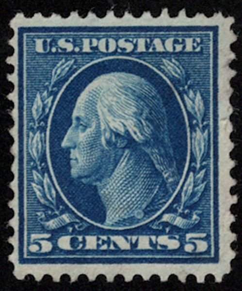 US #378 VF mint no gum, super fresh color, wonderful 