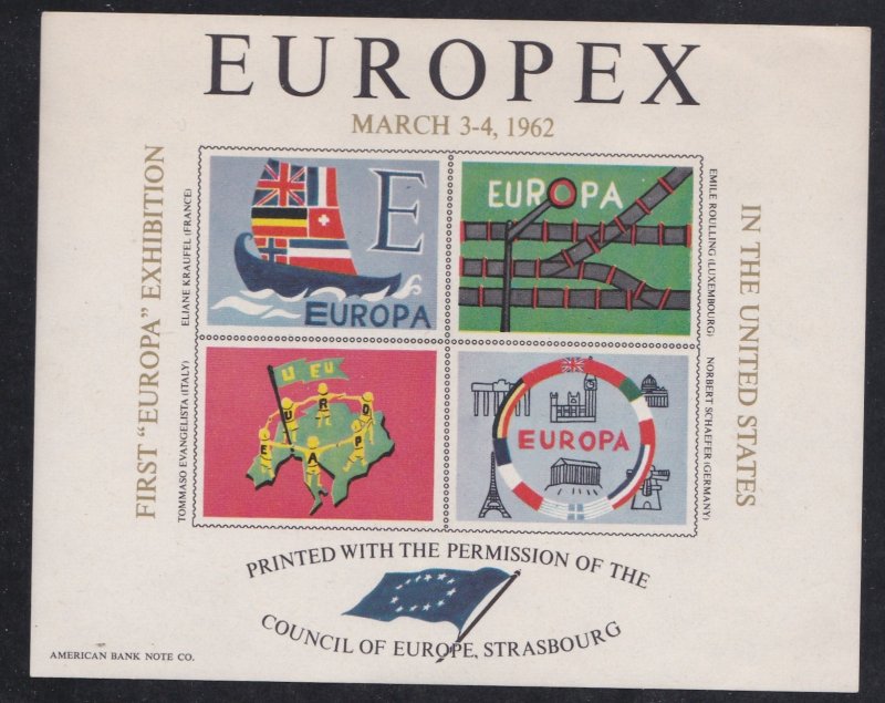 Philatelic Exhibition Labels, Lot of 5 Different labels