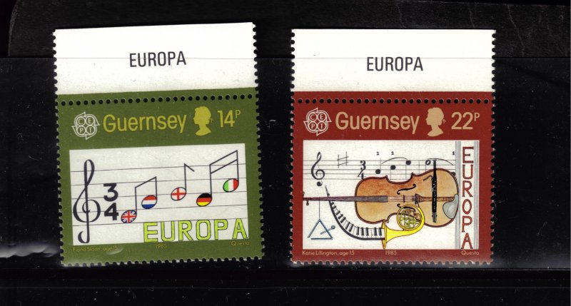 Guernsey Scott 314--315 MNH