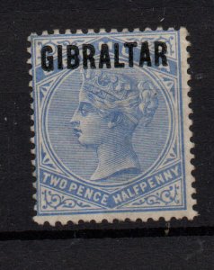 Gibraltar QV 1886 2 1/2d ultramarine mint (minimal gum) SG4 WS36391