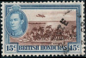 British Honduras  #121  Used CV $0.90