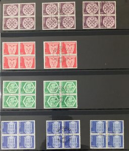 Switzerland 1970s MNH Used Blocks Lighth. Coll.(1000+)Mint Face Ap.300FR+(GM1930