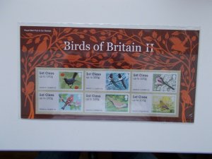 GB 2011 Birds of Britain II Post & Go Presentation Pack SG FS11 No:P&G3 Superb
