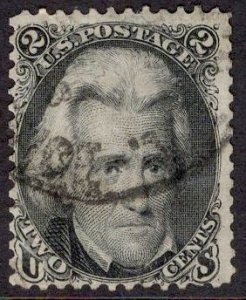 US Stamp #73 2c Jackson USED SCV $55