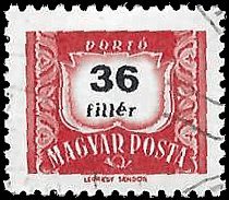 HUNGARY   #J256 USED (1)