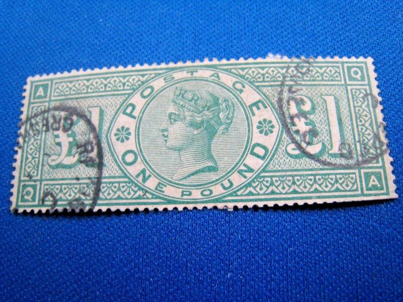 GREAT BRITAIN  -  SCOTT #124  -  Used      (brig) 