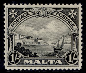 MALTA GV SG166, 1s black, M MINT.