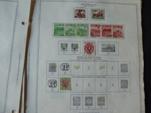 Australia 1909-1974 Stamp Collection on Album Pages