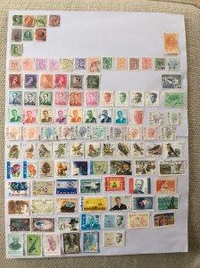 Belgium 100+ stamps - Lot E