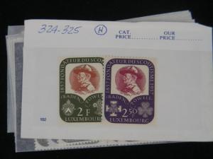 LUXEMBOURG, Excellent Assortment of mostly Modern MINT(many NH) Stamps in 