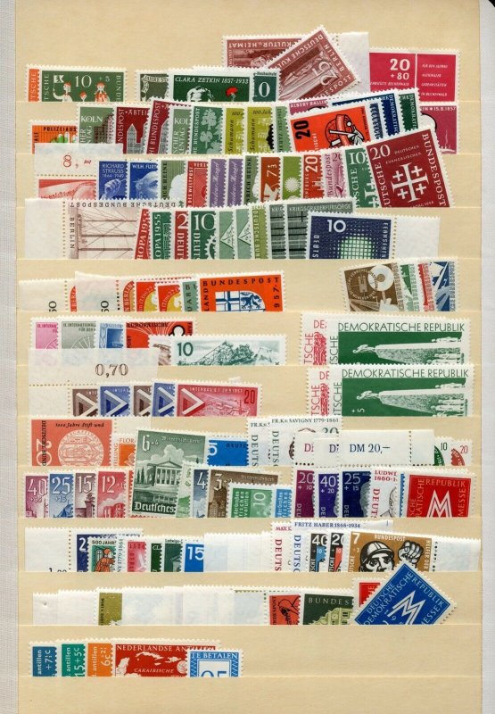 Germany & Area  & DDR One man's collection Mint Never Hinged LOOK