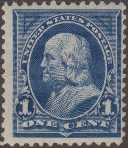 US Stamp #247 1 Cent Franklin Mint Never Hinged 2471209146