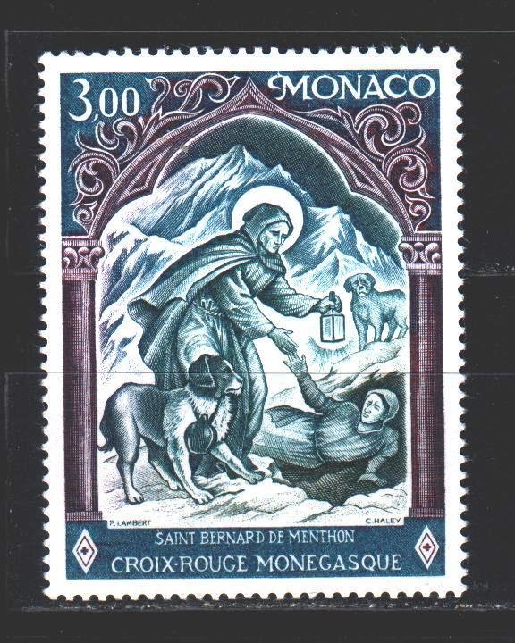 Monaco. 1974. 1113. Rescue, medicine, dogs. MNH.