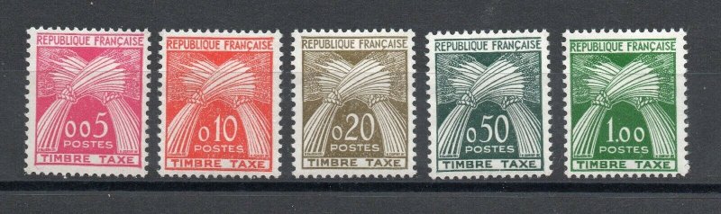 France - Sc# J93 - J97 MNH (96 MH)   -    Lot 0421532