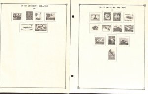 Cocos Islands Stamp Collection on 13 Scott International Pgs to 1982 +Minkus