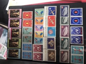 Worldwide Stamps On Stock Pages British Colonies & More