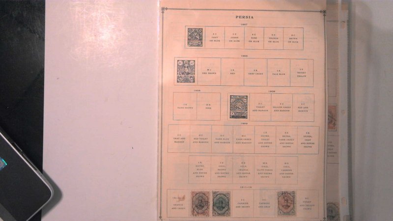 IRAN COLLECTION ON ALBUM PAGES, MINT/USED HIGH VALUE