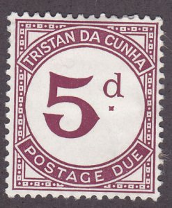 Tristan Da Cunha J5 Postage Due 1957