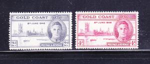 Gold Coast 128-129 Set MH Peace Issue (A)