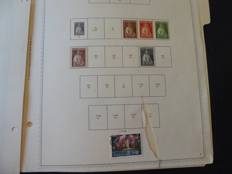 Funchal/Madeira Classics Stamp Collection on Album PAges