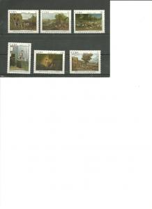 Cuba   MNH   2233-38    Art