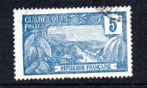 FRENCH COLONIAL - GUADELOUPE - VIEW - 5ç - 1905 - Used -