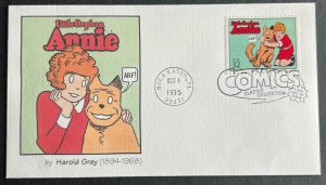 COMICS - ORPHAN ANNIE #3000J OCT 1 1995 BOCA RATON FL FIRST DAY COVER BX3-2