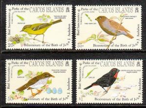 Caicos Birds 60-63 MNH  VF    