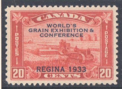 Canada #203i MINT VF H Position #19 -- BROKEN X variety Error